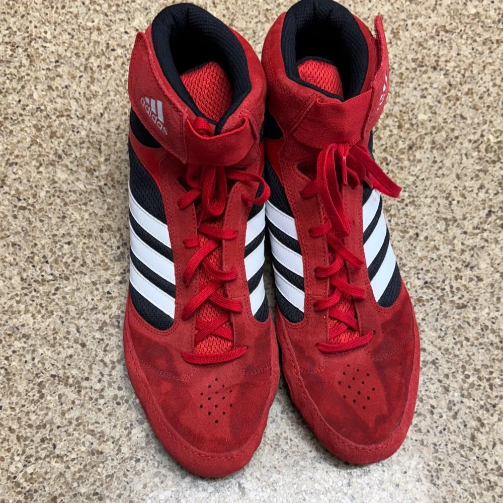Adidas Pretereo 2.0 Wrestling Red and Black Sneakers